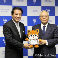 『知って、肝炎プロジェクト』特別参与 杉良太郎氏が日本医師会 横倉義武会長を表敬訪問
