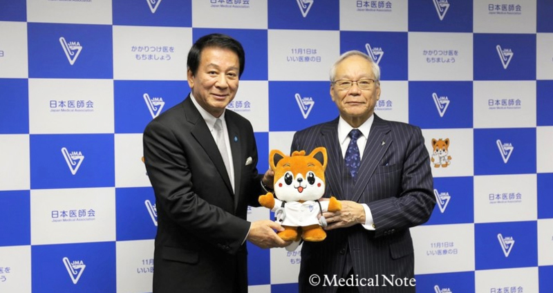『知って、肝炎プロジェクト』特別参与 杉良太郎氏が日本医師会 横倉義武会長を表敬訪問
